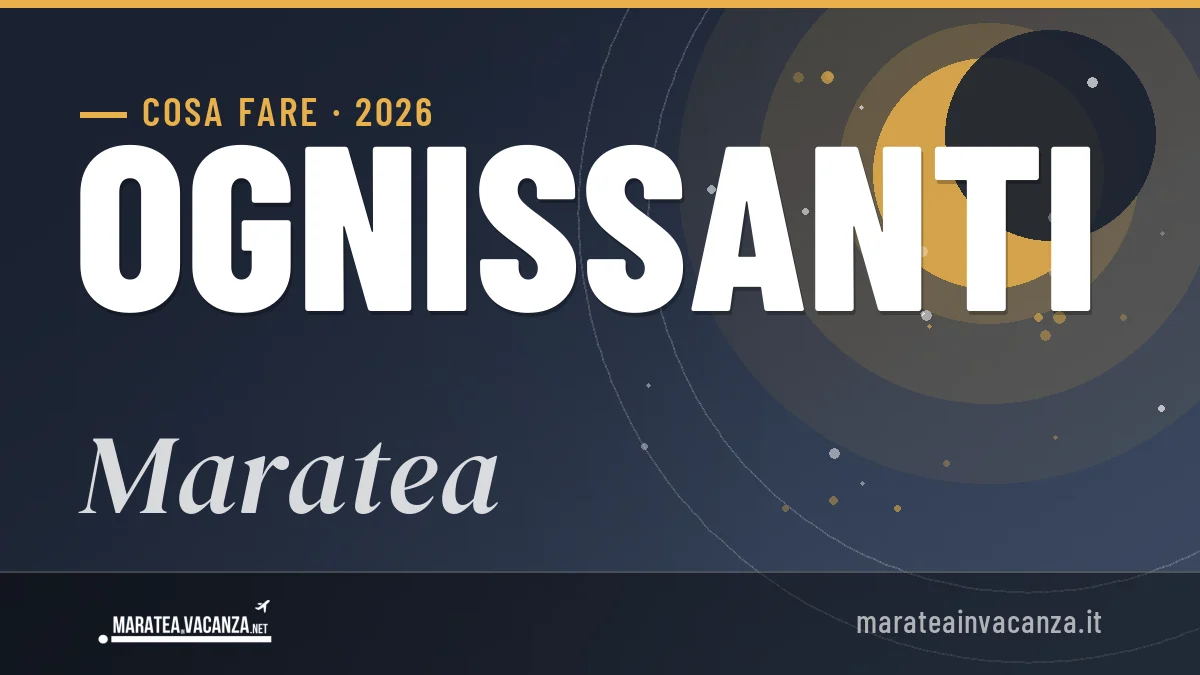 Ponte di Ognissanti 2026 a Maratea: ristoranti, dove mangiare, eventi